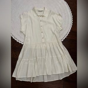 Gorgeous!! Ivory dress by Zara! Size med
